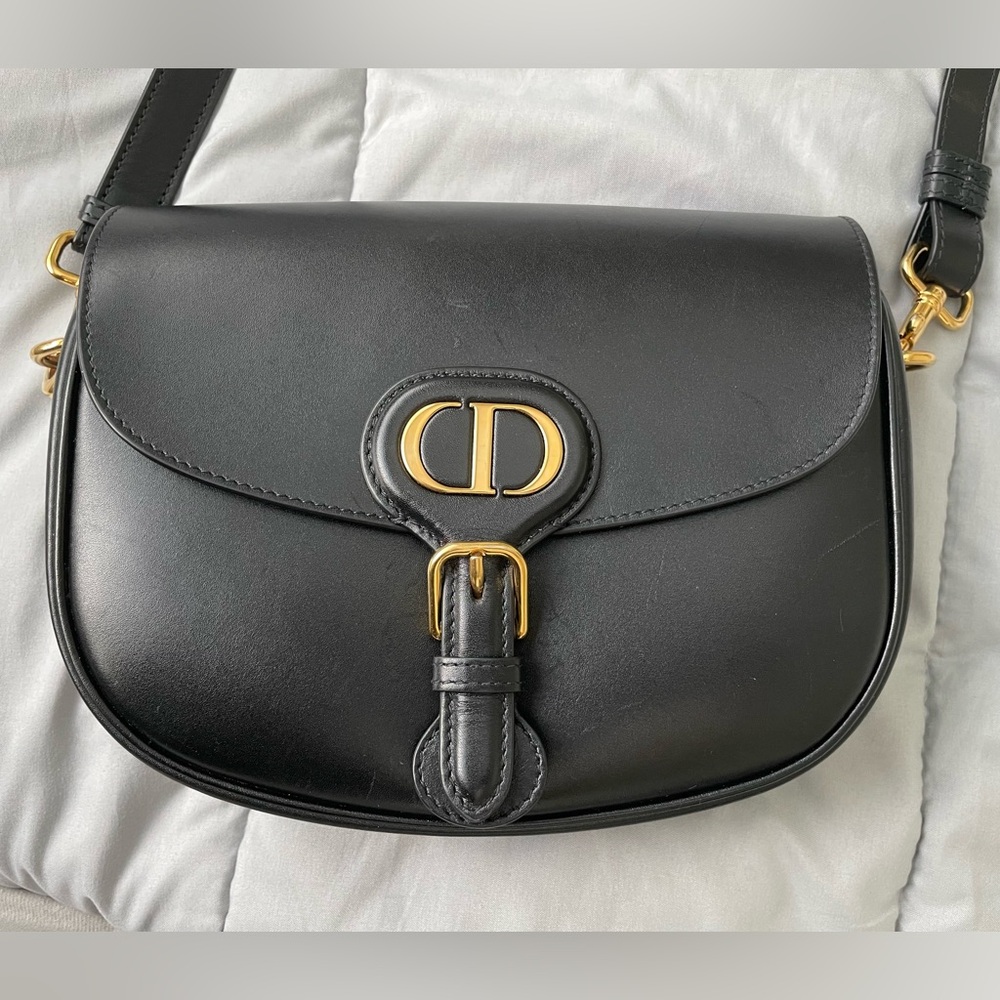 Dior Bobby Bag Medium Black Calfskin